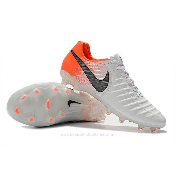 Nike Tiempo Legend Elite FG Blanco Naranja Negro